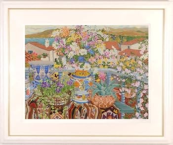 John Powell ジョンポーウェル 庭園の花 アートポスター 額付き John Powell ジョンポーウェル 庭園の花 アートポスター 額付き